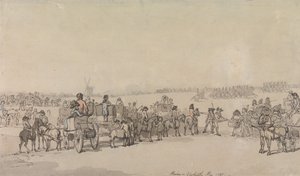 Une revue à Blackheath, mai 1785